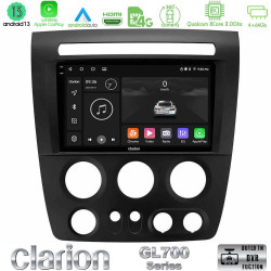 Clarion GL700 Series 8Core Android13 4+64GB Hummer H3 2005-2009 Navigation Multimedia Tablet 9 Με Carplay -amp; Android Auto