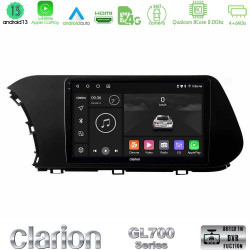Clarion GL700 Series 8Core Android13 4+64GB Hyundai i20 2021-2023 Navigation Multimedia Tablet 9 Με Carplay -amp; Android Auto