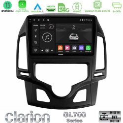 Clarion GL700 Series 8Core Android13 4+64GB Hyundai i30 2007-2012 Auto A/C Navigation Multimedia Tablet 9 Με Carplay -amp; Android Auto