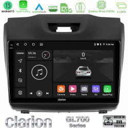 Clarion GL700 Series 8Core Android13 4+64GB Isuzu D-MAX 2012-2019 Navigation Multimedia Tablet 9 Με Carplay -amp; Android Auto