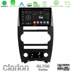 Clarion GL700 Series 8Core Android13 4+64GB Jeep Commander 2007-2008 Navigation Multimedia Tablet 9 Με Carplay -amp; Android Auto