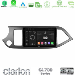 Clarion GL700 Series 8Core Android13 4+64GB Kia Picanto Navigation Multimedia Tablet 9 Με Carplay -amp; Android Auto