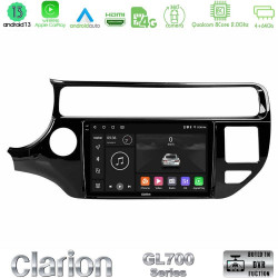 Clarion GL700 Series 8Core Android13 4+64GB Kia Rio 2015-2017 Navigation Multimedia Tablet 9 Με Carplay -amp; Android Auto