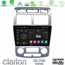Clarion GL700 Series 8Core Android13 4+64GB Kia Sportage 2005-2008 Navigation Multimedia Tablet 9? Με Carplay -amp; Android Auto