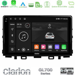 Clarion GL700 Series 8Core Android13 4+64GB Kia Stonic Navigation Multimedia Tablet 9 Με Carplay -amp; Android Auto