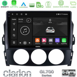 Clarion GL700 Series 8Core Android13 4+64GB Mazda MX-5 2006-2008 Navigation Multimedia Tablet 9 Με Carplay -amp; Android Auto