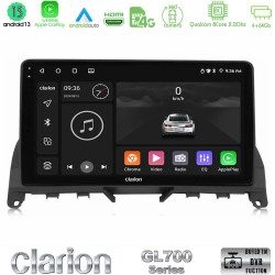 Clarion GL700 Series 8Core Android13 4+64GB Mercedes C Class W204 Navigation Multimedia Tablet 9 Με Carplay -amp; Android Auto