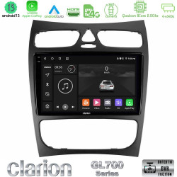 Clarion GL700 Series 8Core Android13 4+64GB Mercedes CLK Class W209 2000-2004 Navigation Multimedia Tablet 9 Με Carplay -amp; Android Auto