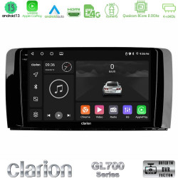 Clarion GL700 Series 8Core Android13 4+64GB Mercedes R Class Navigation Multimedia Tablet 9 Με Carplay -amp; Android Auto