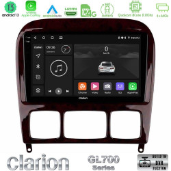 Clarion GL700 Series 8Core Android13 4+64GB Mercedes S Class 1999-2004 (W220) Navigation Multimedia Tablet 9 Με Carplay -amp; Android Auto