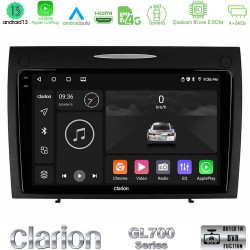 Clarion GL700 Series 8Core Android13 4+64GB Mercedes SLK Class Navigation Multimedia Tablet 9 Με Carplay -amp; Android Auto