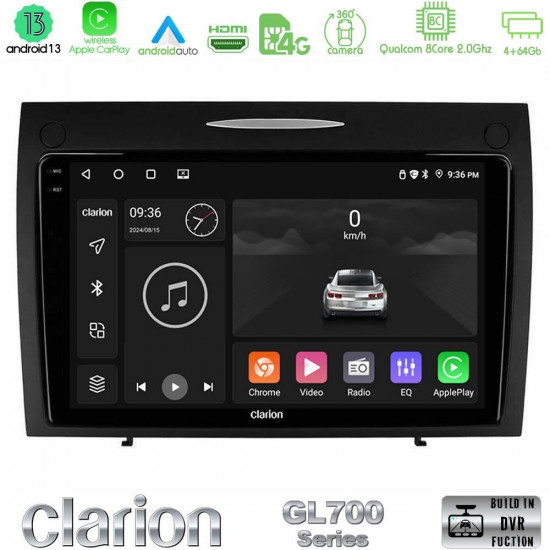 Clarion GL700 Series 8Core Android13 4+64GB Mercedes SLK Class Navigation Multimedia Tablet 9 Με Carplay -amp; Android Auto