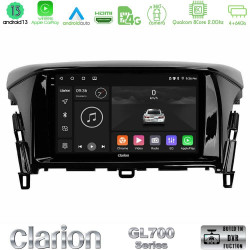 Clarion GL700 Series 8Core Android13 4+64GB Mitsubishi Eclipse Cross Navigation Multimedia Tablet 9 Με Carplay -amp; Android Auto