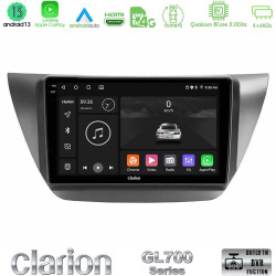 Clarion GL700 Series 8Core Android13 4+64GB Mitsubishi Lancer 2004 – 2008 Navigation Multimedia Tablet 9 Με Carplay -amp; Android Auto