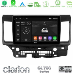 Clarion GL700 Series 8Core Android13 4+64GB Mitsubishi Lancer 2008 – 2015 Navigation Multimedia Tablet 10 Με Carplay -amp; Android Auto