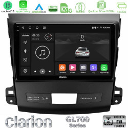 Clarion GL700 Series 8Core Android13 4+64GB Mitsubishi Outlander/Citroen C-Crosser/Peugeot 4007 Navigation Multimedia Tablet 9 Με Carplay -amp; Android Auto