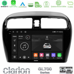 Clarion GL700 Series 8Core Android13 4+64GB Mitsubishi Space Star 2013-2016 Navigation Multimedia Tablet 9 Με Carplay -amp; Android Auto