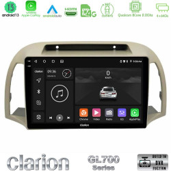 Clarion GL700 Series 8Core Android13 4+64GB Nissan Micra K12 2002-2010 Navigation Multimedia Tablet 9 Με Carplay -amp; Android Auto