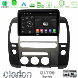 Clarion GL700 Series 8Core Android13 4+64GB  Nissan Navara D40 2006-2012 (με εργ.οθόνη) Navigation Multimedia Tablet 9 Με Carplay -amp; Android Auto