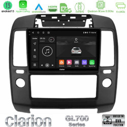 Clarion GL700 Series 8Core Android13 4+64GB Nissan Navara Navigation Multimedia Tablet 9 Με Carplay -amp; Android Auto