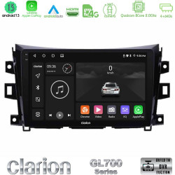 Clarion GL700 Series 8Core Android13 4+64GB Nissan Navara NP300 Navigation Multimedia Tablet 9 Με Carplay -amp; Android Auto