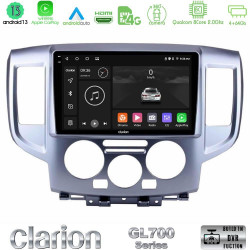 Clarion GL700 Series 8Core Android13 4+64GB Nissan NV200 Navigation Multimedia Tablet 9 Με Carplay -amp; Android Auto