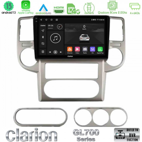 Clarion GL700 Series 8Core Android13 4+64GB Nissan X-Trail 2003-2007 Navigation Multimedia Tablet 10 Με Carplay -amp; Android Auto Clarion GL700 Series 8Core Android13 4+64GB Nissan X-Trail 2003-2007 Navigation Multimedia Tablet 10 Με Carplay -amp; Android Auto
