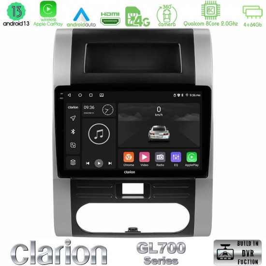 Clarion GL700 Series 8Core Android13 4+64GB Nissan X-Trail T31 Navigation Multimedia Tablet 10 Με Carplay -amp; Android Auto Clarion GL700 Series 8Core Android13 4+64GB Nissan X-Trail T31 Navigation Multimedia Tablet 10 Με Carplay -amp; Android Auto