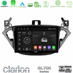 Clarion GL700 Series 8Core Android13 4+64GB Opel Corsa E/Adam Navigation Multimedia Tablet 9 Με Carplay -amp; Android Auto