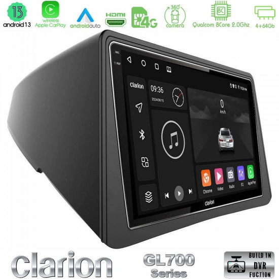 Clarion GL700 Series 8Core Android13 4+64GB Opel Mokka Navigation Multimedia Tablet 9 Με Carplay -amp; Android Auto Clarion GL700 Series 8Core Android13 4+64GB Opel Mokka Navigation Multimedia Tablet 9 Με Carplay -amp; Android Auto