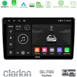 Clarion GL700 Series 8Core Android13 4+64GB Peugeot Partner / Citroen Berlingo 2008-2018 Navigation Multimedia Tablet 9 Με Carplay -amp; Android Auto