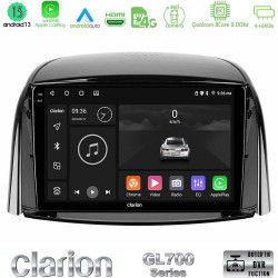 Clarion GL700 Series 8Core Android13 4+64GB Renault Koleos 2007-2015 Navigation Multimedia Tablet 9 Με Carplay -amp; Android Auto