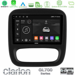 Clarion GL700 Series 8Core Android13 4+64GB Renault/Nissan/Opel/Fiat Navigation Multimedia Tablet 9 Με Carplay -amp; Android Auto