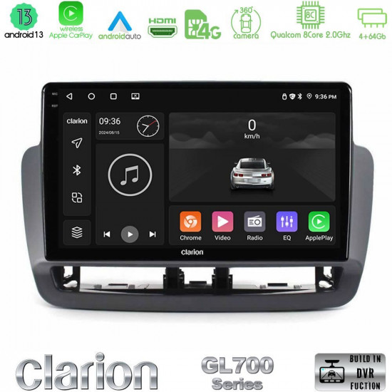 Clarion GL700 Series 8Core Android13 4+64GB Seat Ibiza 2012-2015 Navigation Multimedia Tablet 9 Με Carplay -amp; Android Auto Clarion GL700 Series 8Core Android13 4+64GB Seat Ibiza 2012-2015 Navigation Multimedia Tablet 9 Με Carplay -amp; Android Auto