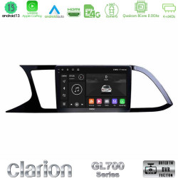 Clarion GL700 Series 8Core Android13 4+64GB Seat Leon 2013 – 2019 Navigation Multimedia Tablet 9 Με Carplay -amp; Android Auto