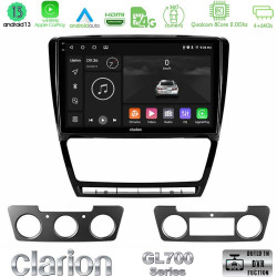 Clarion GL700 Series 8Core Android13 4+64GB Skoda Octavia 5 Navigation Multimedia Tablet 10 Με Carplay -amp; Android Auto