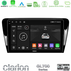 Clarion GL700 Series 8Core Android13 4+64GB Skoda Octavia 7 Navigation Multimedia Tablet 10 Με Carplay -amp; Android Auto
