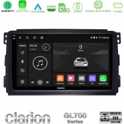 Clarion GL700 Series 8Core Android13 4+64GB Smart 451 Navigation Multimedia Tablet 9 Με Carplay -amp; Android Auto