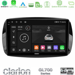 Clarion GL700 Series 8Core Android13 4+64GB Smart 453 Navigation Multimedia Tablet 9 Με Carplay -amp; Android Auto