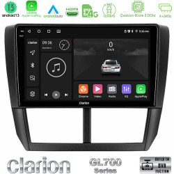 Clarion GL700 Series 8Core Android13 4+64GB Subaru Forester Navigation Multimedia Tablet 9 Με Carplay -amp; Android Auto