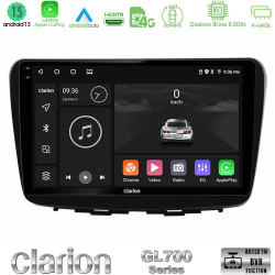 Clarion GL700 Series 8Core Android13 4+64GB Suzuki Baleno 2016-2021 Navigation Multimedia Tablet 9 Με Carplay -amp; Android Auto