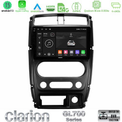 Clarion GL700 Series 8Core Android13 4+64GB Suzuki Jimny 2007-2017 Navigation Multimedia Tablet 9 Με Carplay -amp; Android Auto
