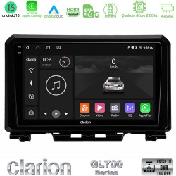 Clarion GL700 Series 8Core Android13 4+64GB Suzuki Jimny 2018-2022 Navigation Multimedia Tablet 9 Με Carplay -amp; Android Auto