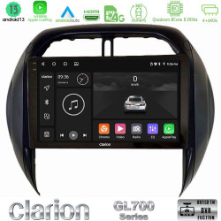 Clarion GL700 Series 8Core Android13 4+64GB Toyota RAV4 2001-2005 (Auto A/C) Navigation Multimedia Tablet 9 Με Carplay -amp; Android Auto