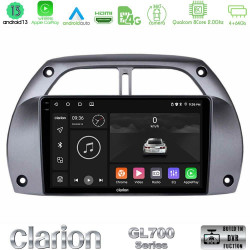 Clarion GL700 Series 8Core Android13 4+64GB Toyota RAV4 2001 - 2006 Navigation Multimedia Tablet 9 Με Carplay -amp; Android Auto
