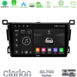 Clarion GL700 Series 8Core Android13 4+64GB Toyota RAV4 2013-2018 Navigation Multimedia Tablet 9 Με Carplay -amp; Android Auto