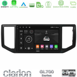 Clarion GL700 Series 8Core Android13 4+64GB VW Amarok 2017-2022 Navigation Multimedia Tablet 9 Με Carplay -amp; Android Auto