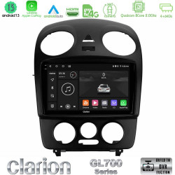 Clarion GL700 Series 8Core Android13 4+64GB VW Beetle Navigation Multimedia Tablet 9 Με Carplay -amp; Android Auto
