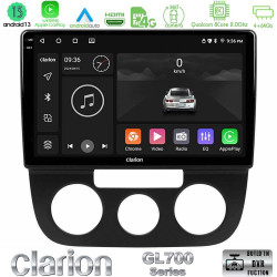 Clarion GL700 Series 8Core Android13 4+64GB VW Jetta Navigation Multimedia Tablet 10 Με Carplay -amp; Android Auto