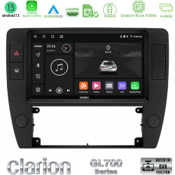 Clarion GL700 Series 8Core Android13 4+64GB VW Passat B5 2001-2005 Navigation Multimedia Tablet 9 Με Carplay -amp; Android Auto